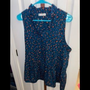 Leopard print tank/ blouse